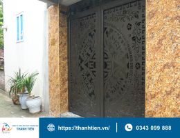 Hoàn thiện cửa cổng CNC laser theo yêu cầu, nâng cao thẩm mỹ