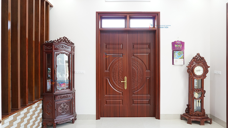 Chọn màu cửa thép vân gỗ theo phong cách nội thất