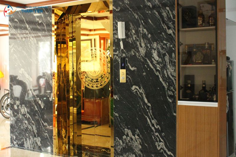 Lắp thang máy cho nhà cải tạo tại Thành Tiến