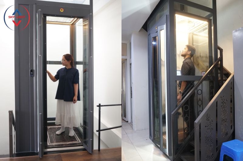 Ưu điểm của thang máy thuỷ lực