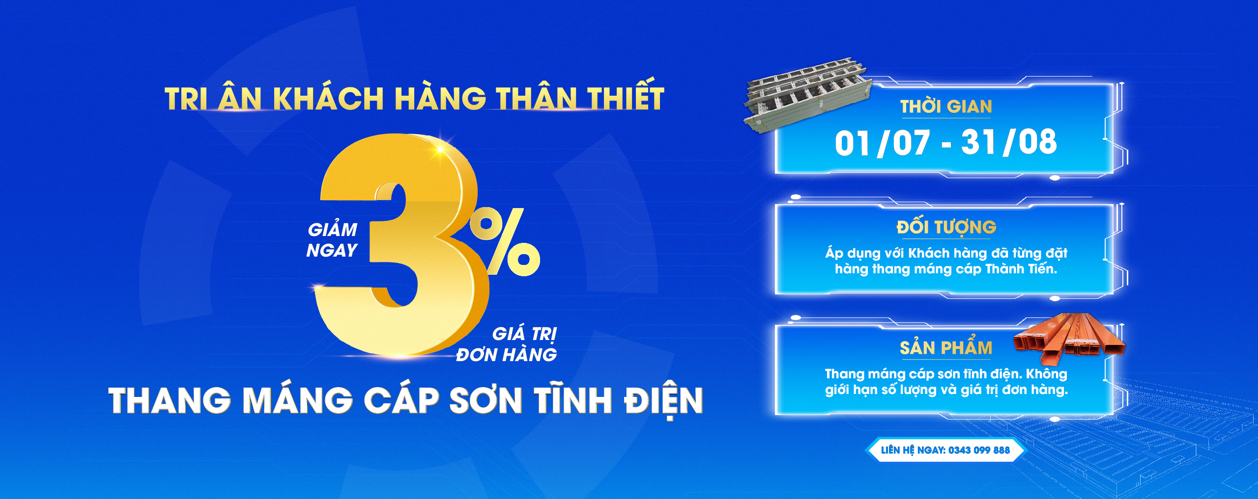 Ưu đãi thang máng cáp