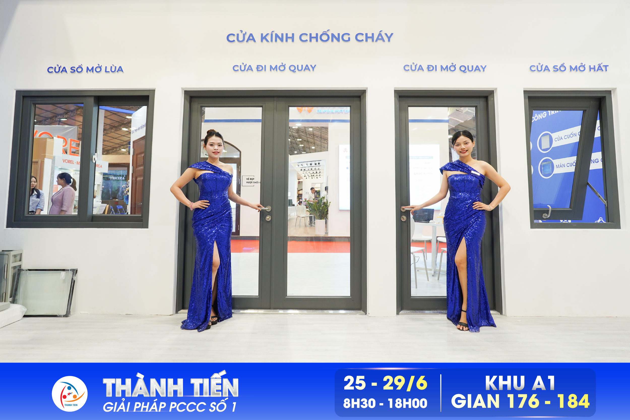 Cửa kính chống cháy kết hợp khả năng chống lửa ưu việt và tính thẩm mỹ cao
