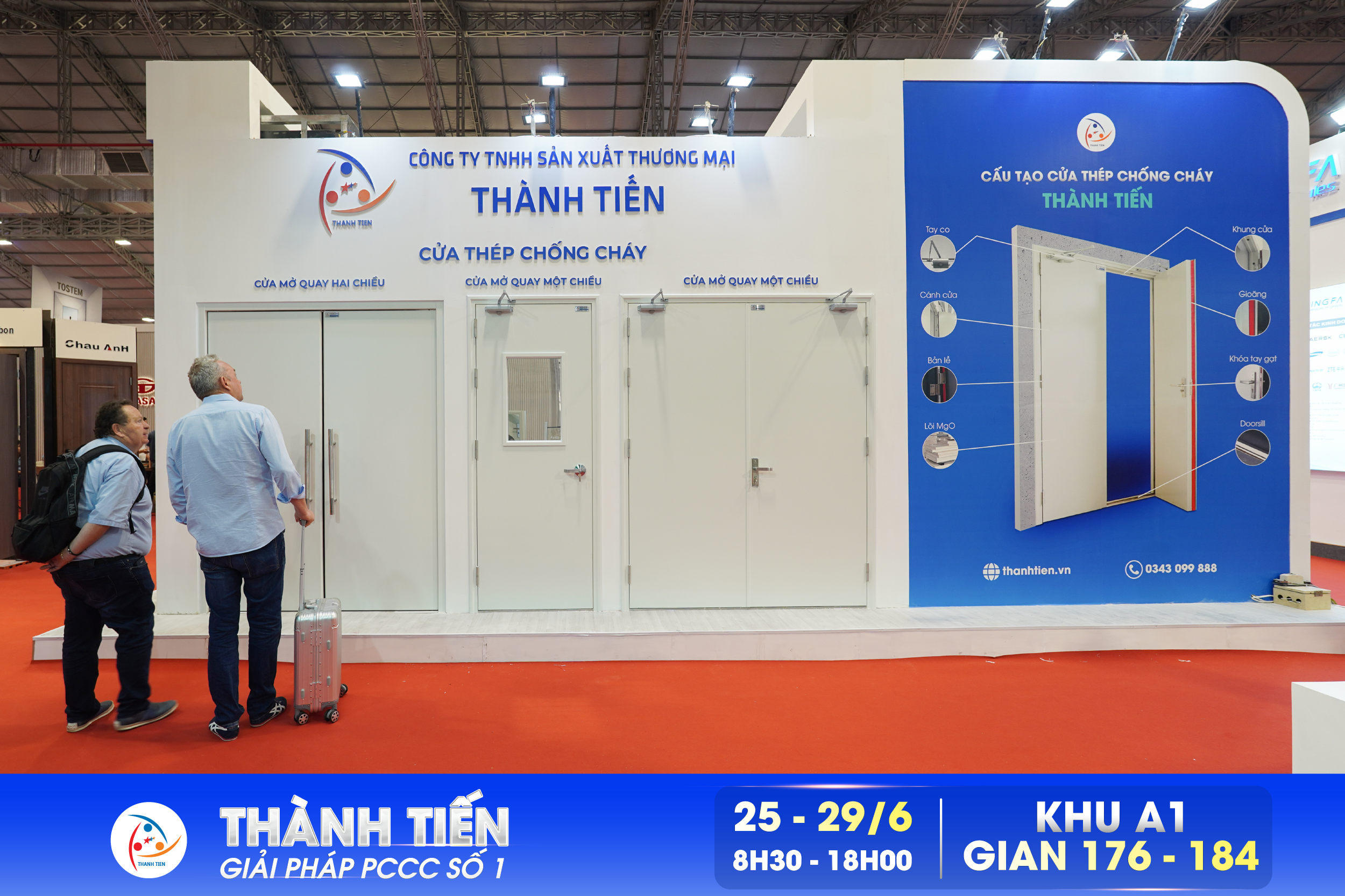 Cửa thép chống cháy đảm bảo an toàn PCCC