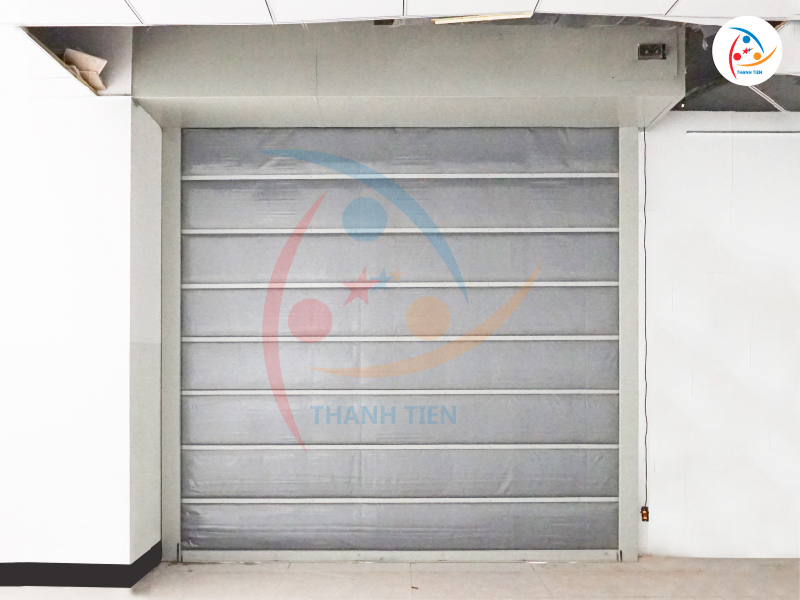 Mặt chống cháy của cửa cuốn chống cháy EI60 Thành Tiến